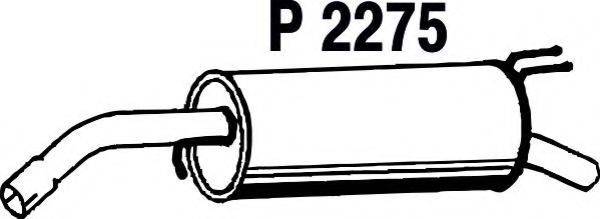 FENNO P2275 Глушник вихлопних газів кінцевий