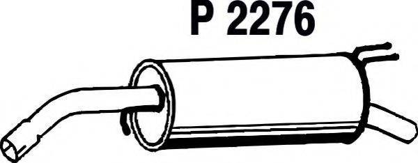 FENNO P2276 Глушник вихлопних газів кінцевий