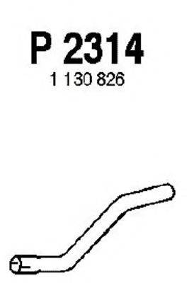 FENNO P2314 Труба вихлопного газу