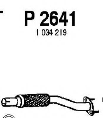 FENNO P2641 Труба вихлопного газу