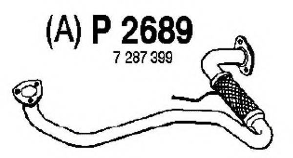 FENNO P2689 Труба вихлопного газу