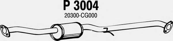 FENNO P3004 Середній глушник вихлопних газів