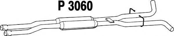 FENNO P3060 Середній глушник вихлопних газів