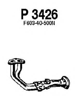 FENNO P3426 Труба вихлопного газу