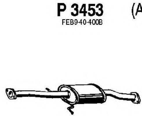 FENNO P3453 Середній глушник вихлопних газів