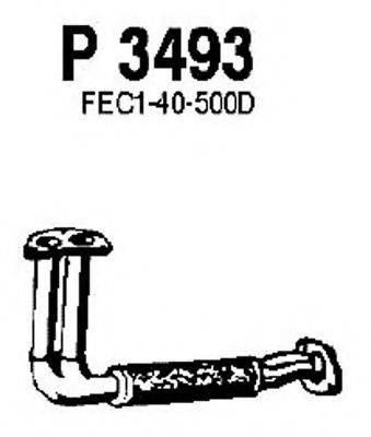 FENNO P3493 Труба вихлопного газу