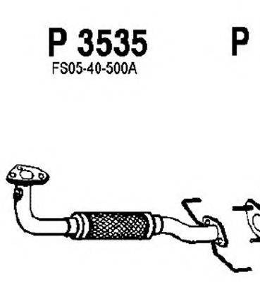 FENNO P3535 Труба вихлопного газу