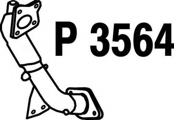 FENNO P3564 Труба вихлопного газу