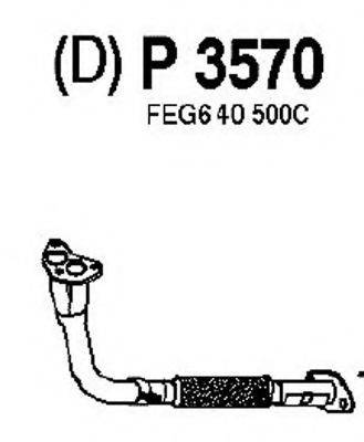 FENNO P3570 Труба вихлопного газу