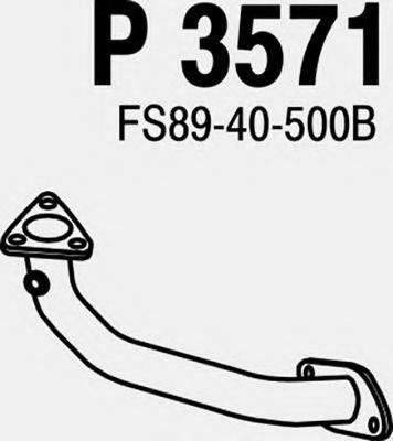FENNO P3571 Труба вихлопного газу