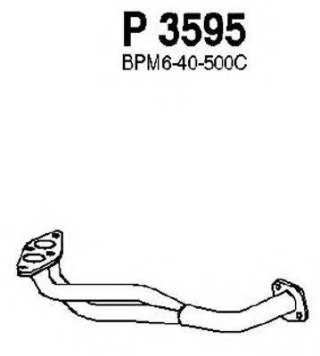 FENNO P3595 Труба вихлопного газу