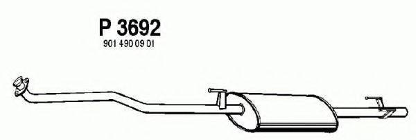 FENNO P3692 Передглушувач вихлопних газів
