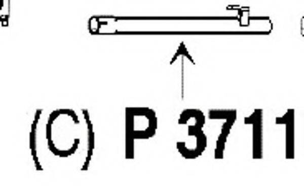 FENNO P3711 Труба вихлопного газу