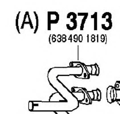 FENNO P3713 Труба вихлопного газу