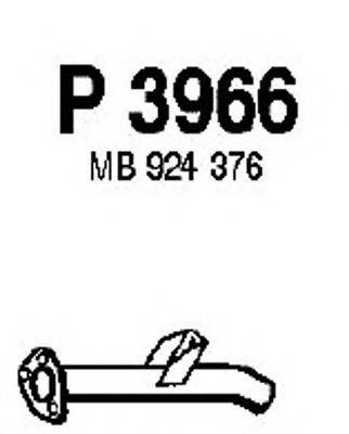 FENNO P3966 Труба вихлопного газу