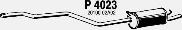 FENNO P4023 Глушник вихлопних газів кінцевий