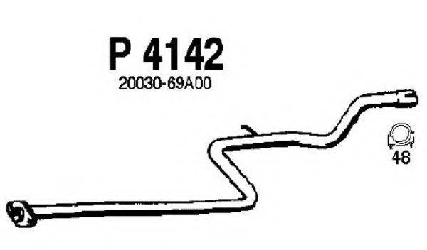 FENNO P4142 Труба вихлопного газу