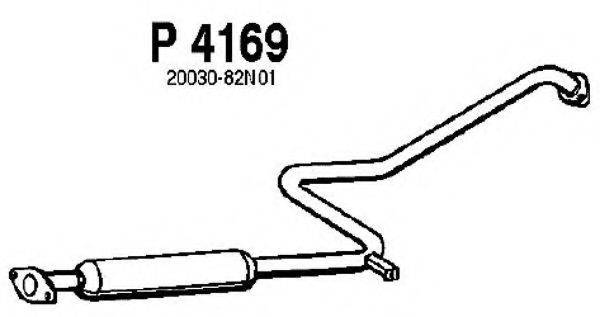 FENNO P4169 Середній глушник вихлопних газів