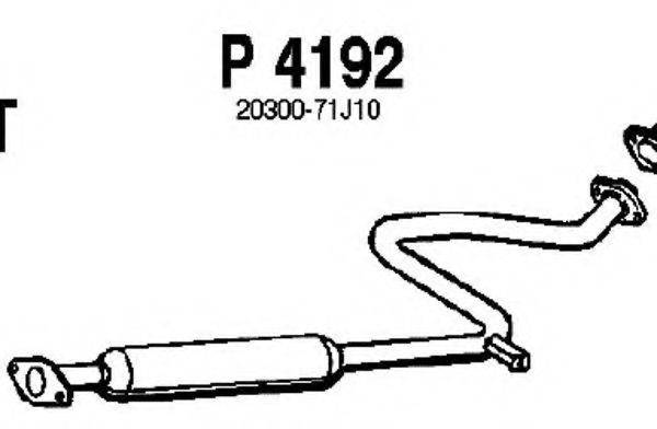 FENNO P4192 Середній глушник вихлопних газів