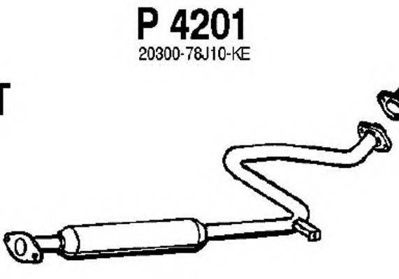 FENNO P4201 Середній глушник вихлопних газів