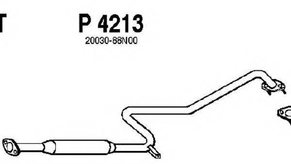 FENNO P4213 Середній глушник вихлопних газів