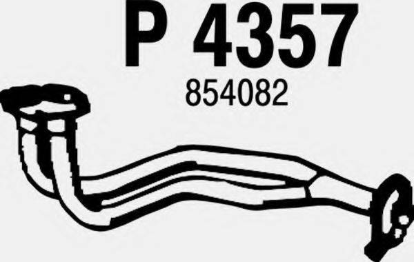 FENNO P4357 Труба вихлопного газу