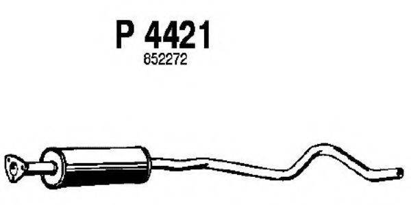 FENNO P4421 Середній глушник вихлопних газів