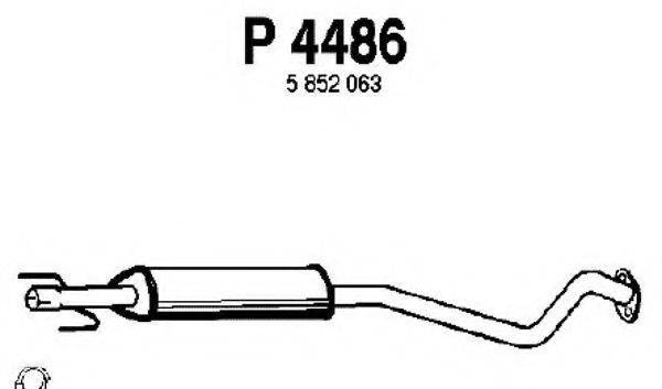 FENNO P4486 Середній глушник вихлопних газів