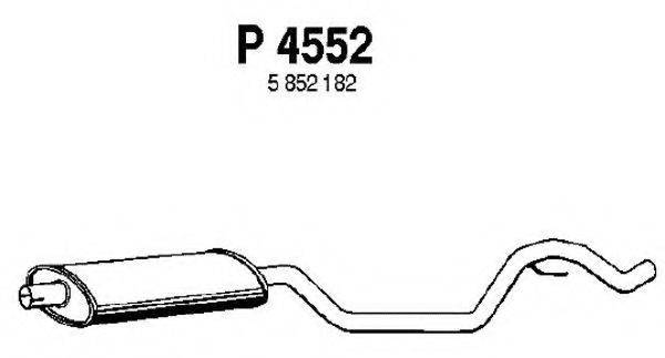 FENNO P4552 Середній глушник вихлопних газів