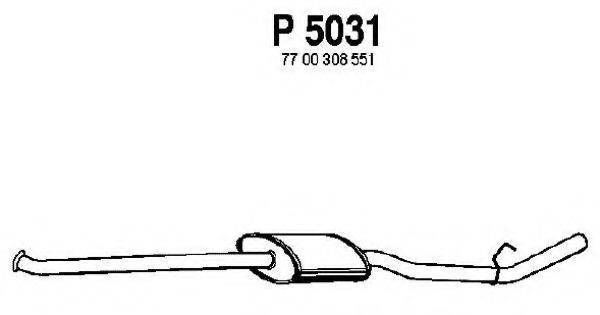 FENNO P5031 Середній глушник вихлопних газів