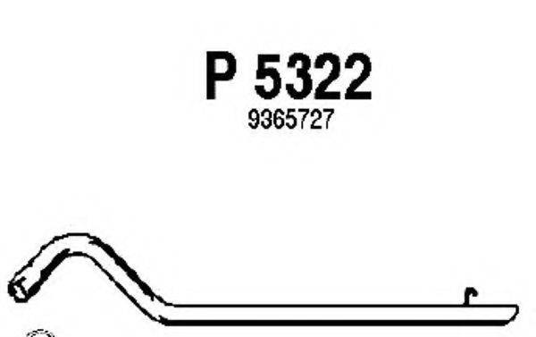 FENNO P5322 Труба вихлопного газу