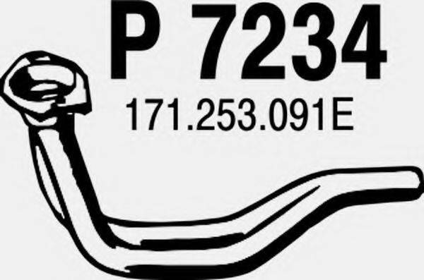 FENNO P7234 Труба вихлопного газу