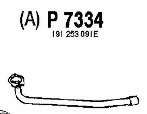 FENNO P7334 Труба вихлопного газу
