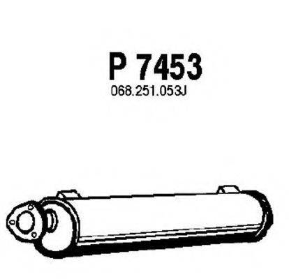 FENNO P7453 Глушник вихлопних газів кінцевий