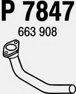 FENNO P7847 Труба вихлопного газу