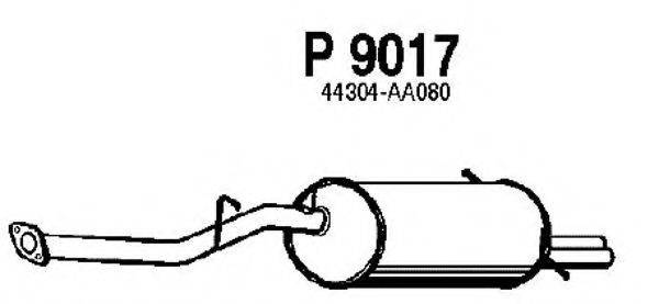 FENNO P9017 Глушник вихлопних газів кінцевий