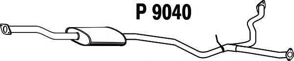 FENNO P9040 Середній глушник вихлопних газів