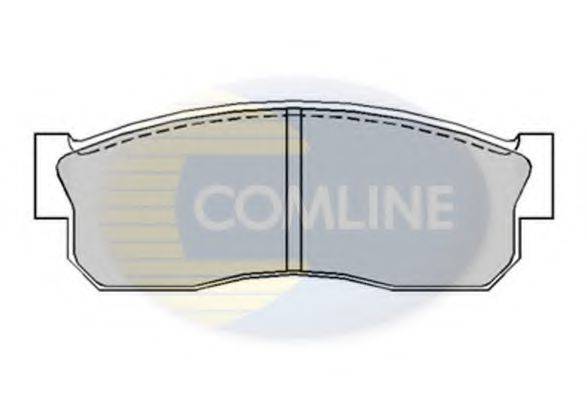 COMLINE CBP0207 Комплект гальмівних колодок, дискове гальмо
