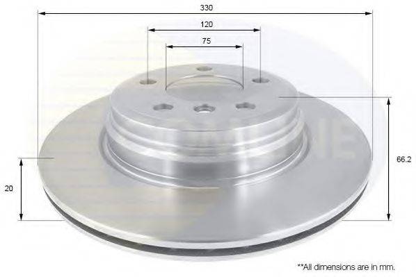 COMLINE ADC1777V гальмівний диск