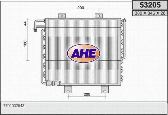 AHE 53205 Конденсатор, кондиціонер