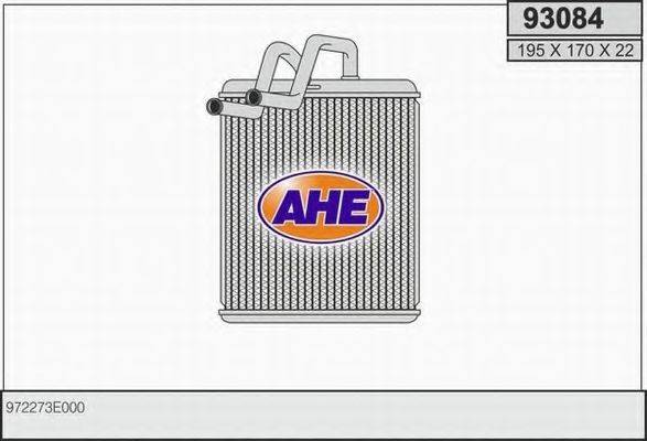 AHE 93084 Теплообмінник, опалення салону