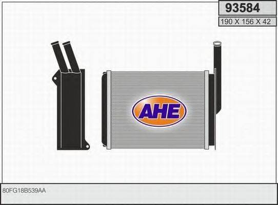 AHE 93584 Теплообмінник, опалення салону