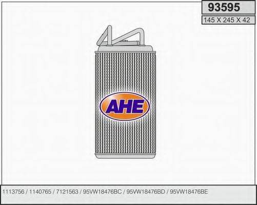 AHE 93595 Теплообмінник, опалення салону