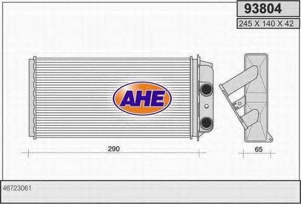 AHE 93804 Теплообмінник, опалення салону