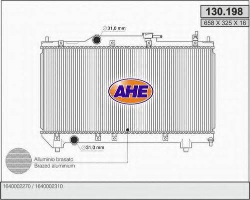 AHE 130198 Радіатор, охолодження двигуна