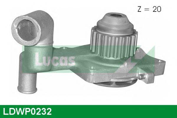LUCAS ENGINE DRIVE LDWP0232 Водяний насос
