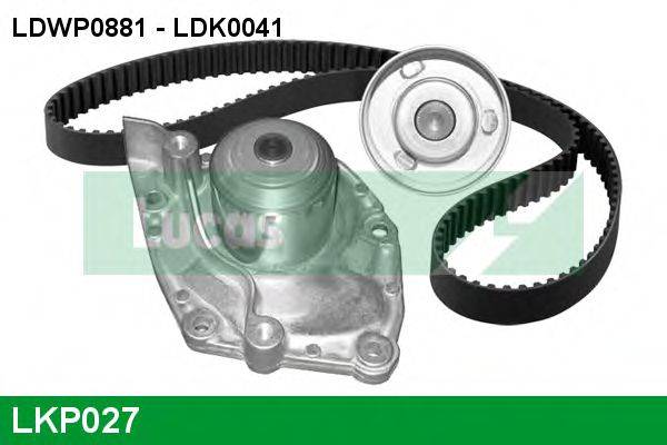 LUCAS ENGINE DRIVE LKP027 Водяний насос + комплект зубчастого ременя