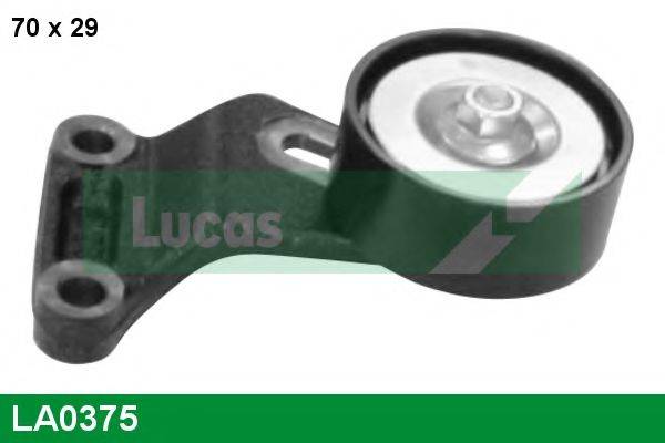 LUCAS ENGINE DRIVE LA0375 Натяжний ролик, полікліновий ремінь