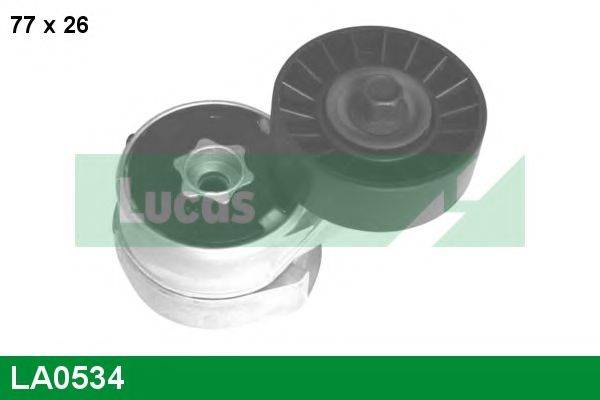 LUCAS ENGINE DRIVE LA0534 Натяжна планка, полікліновий ремінь