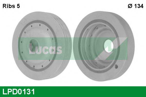 LUCAS ENGINE DRIVE LPD0131 Ремінний шків, колінчастий вал
